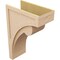 Ekena Millwork 12"W x 24"D x 36"H Classic Viola Rough Cedar Woodgrain TimberThane Corbel, Primed Tan CORUR12X24X36VIORCPR - alternate 2